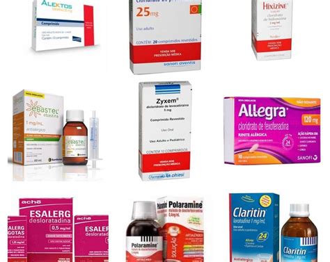 São medicamentos para alergia para mim?